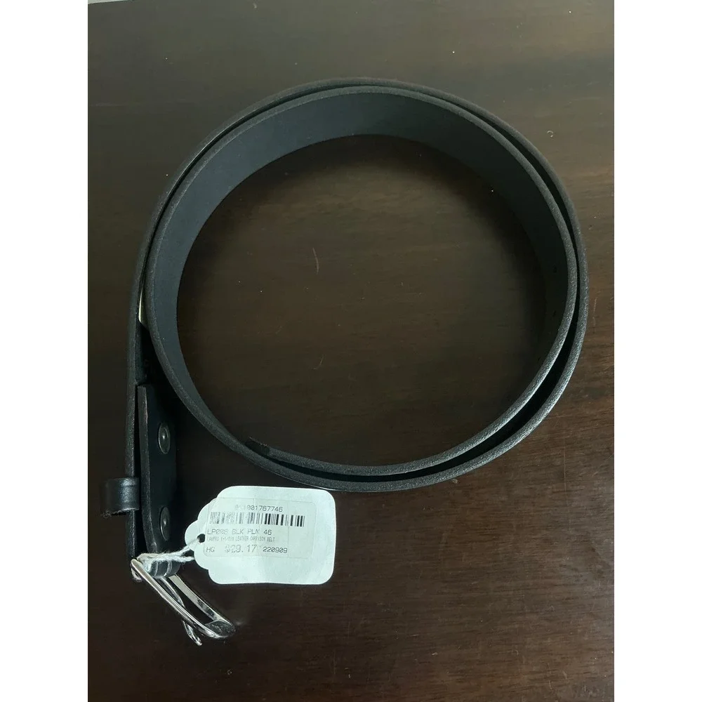 LawPro Belt Men's 46 Garrison Belt‎ Leather Smooth Workwear Uniform Belt New